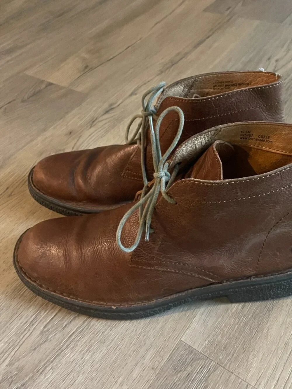 Born Men's Harrison Chukka Brown Leather Boots Size: 10.5M!